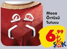 MASA ÖRTÜSÜ TUTUCU fiyat ve kampanya bilgisi